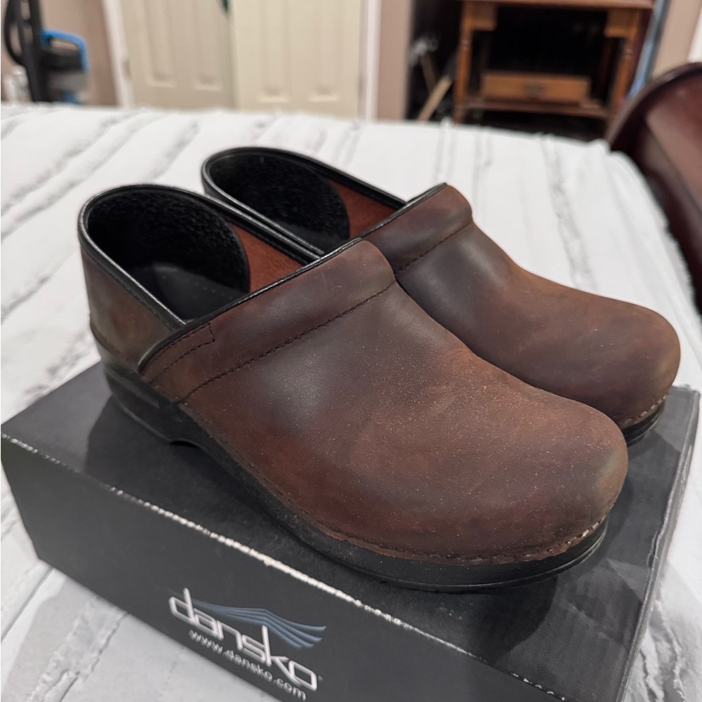 Dansko Dark Brown Slip-On Loafers